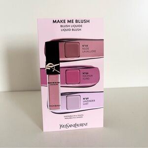Yves Saint Laurent Liquid Blush Set tester- Nude, Fuchsia, Lavender